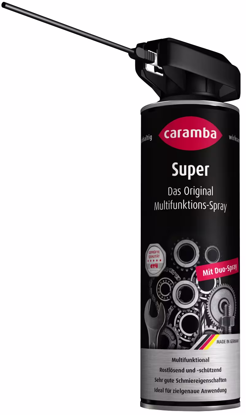 caramba_Multiöl Multifunktionsspray,Elektrik-Sprays,Fettsprays,Kontaktsprays,Korrosionsschutz,Mehrzweckreiniger,Pflegemittel,Rostlöser,Rostschützer,Rostentferner,Pflegemittel,Reinigungsmittel,Fette