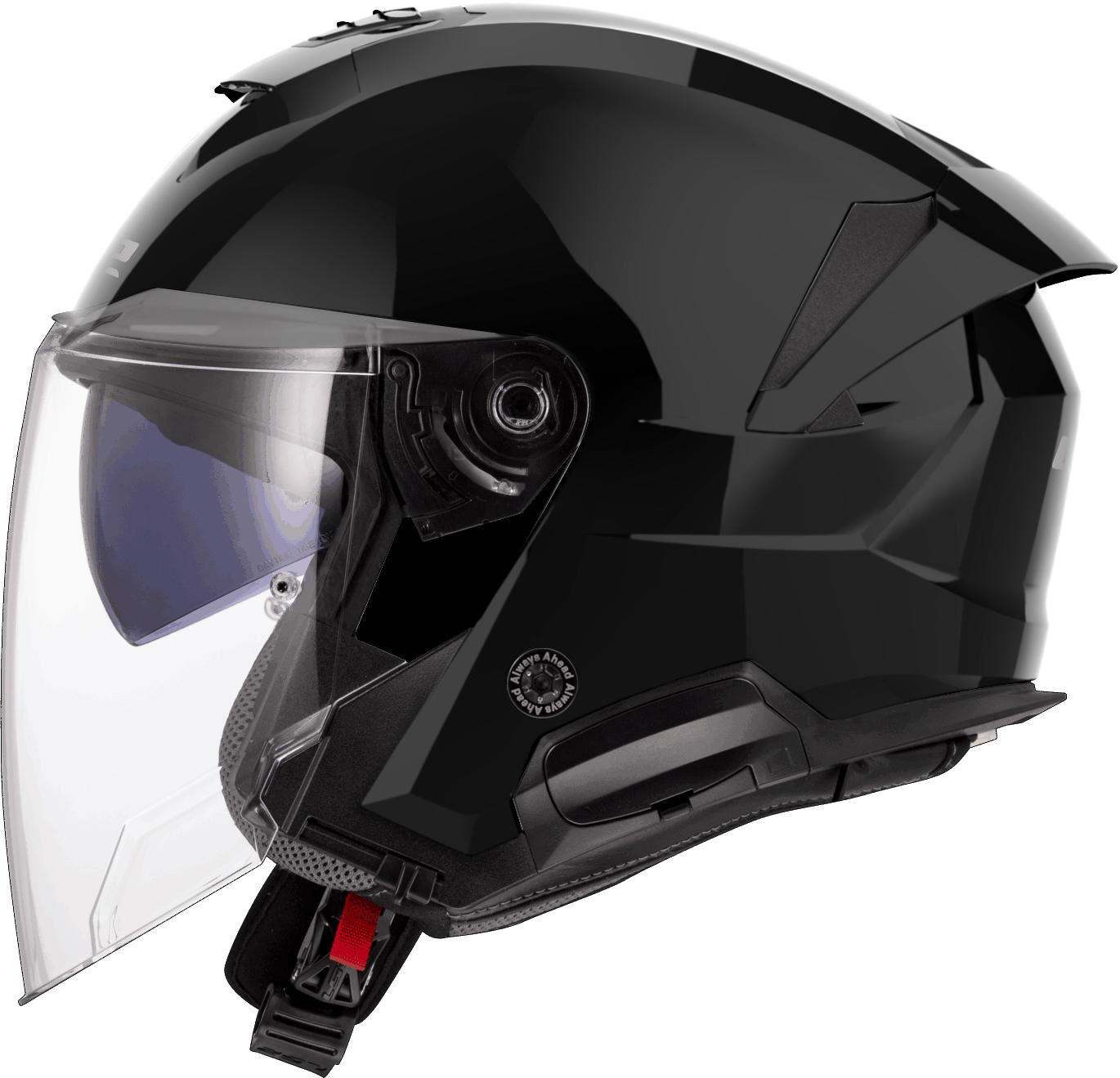 LS2 jethelm of618 verso ii solid helmets of618 verso i solid black gr. l