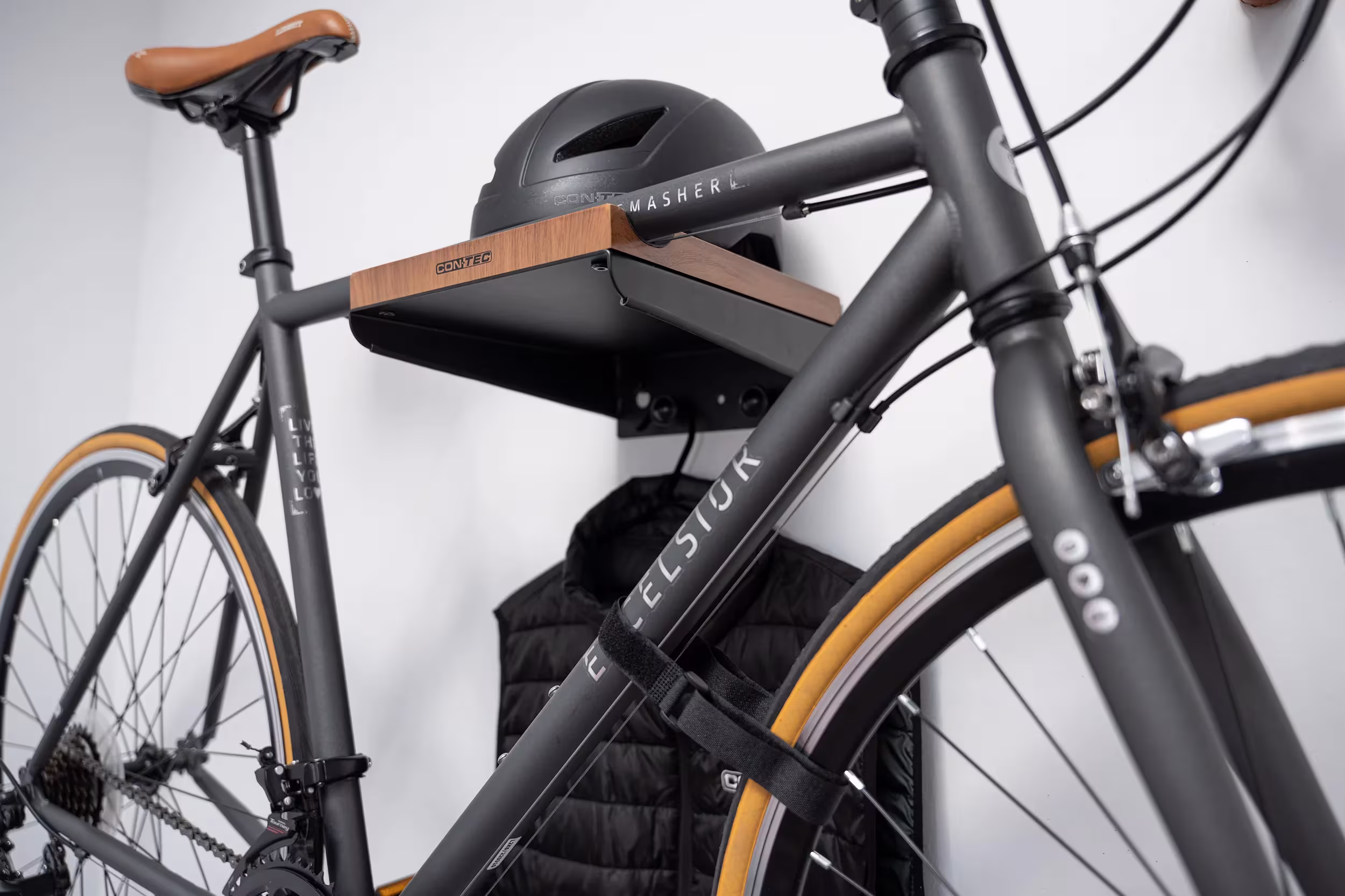 CONTEC_Wandpräsenter Fahrrad-Wandhalter,Fahrradhalter