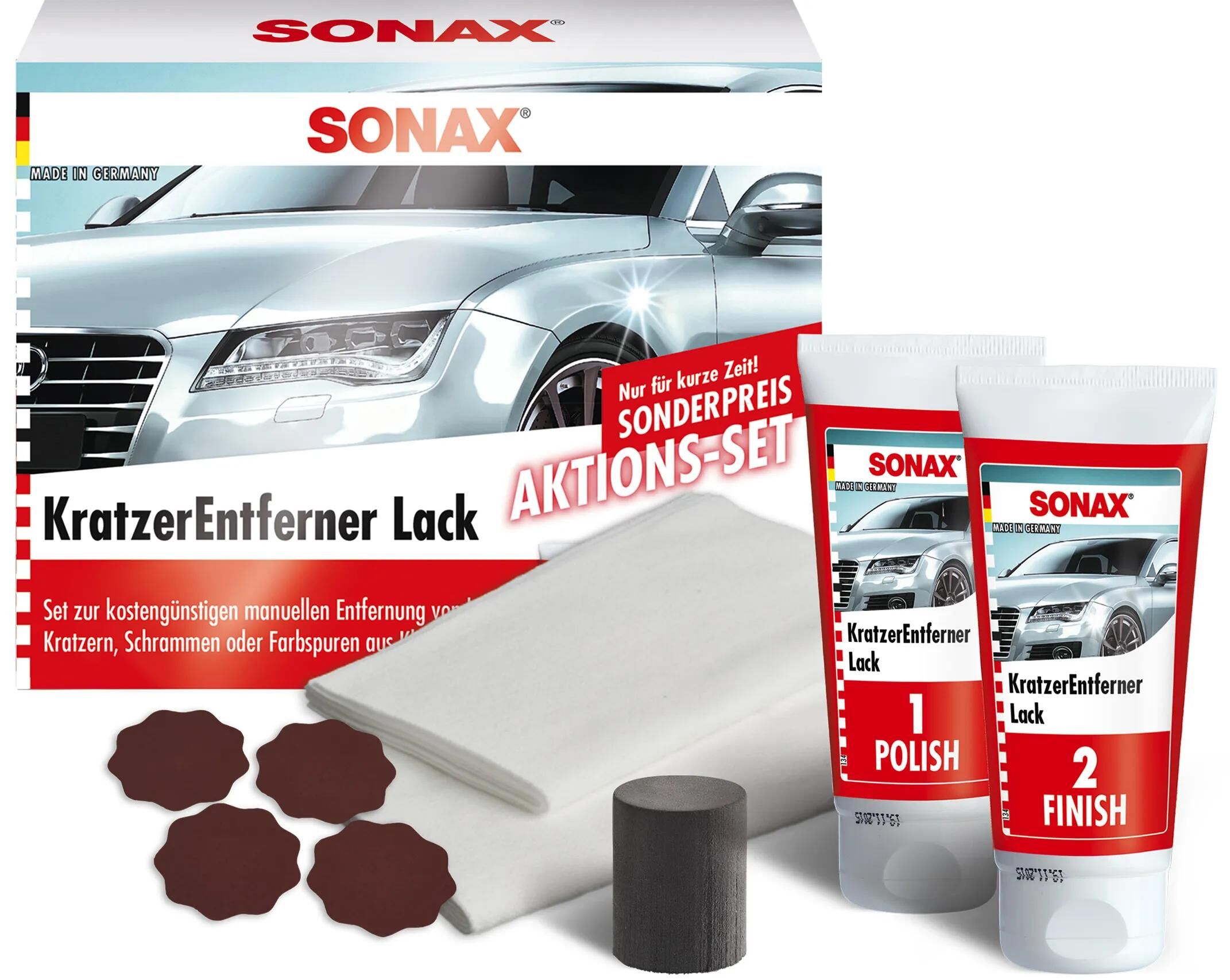SONAX_Polierpaste Kratzerentferner,Pflegemittel,Reinigungsmittel