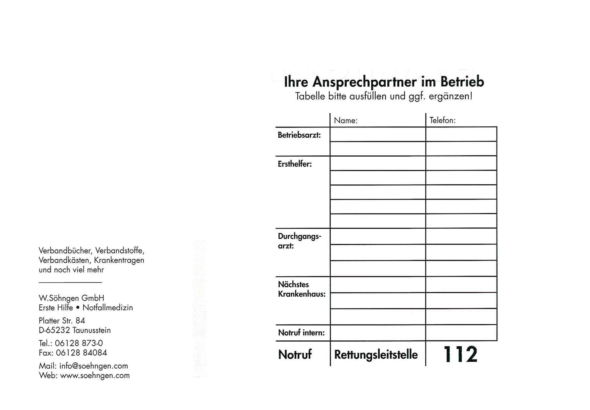 _Verbandbuch Verbandbücher