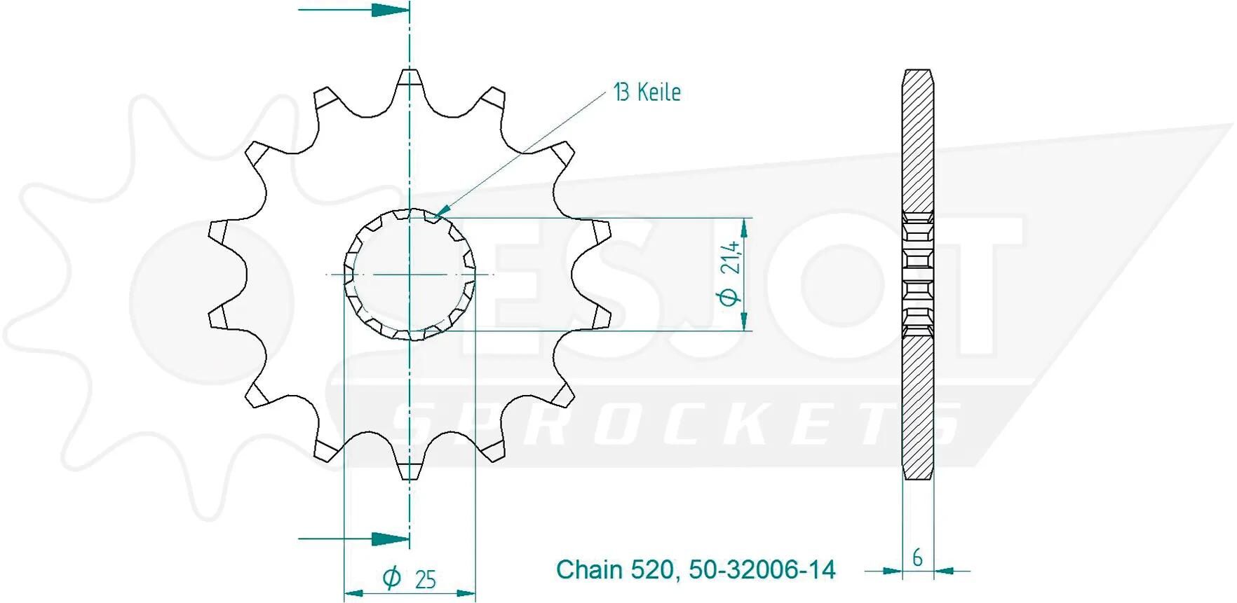 ESJOT_Antriebsritzel Antriebsritzel,Ritzel