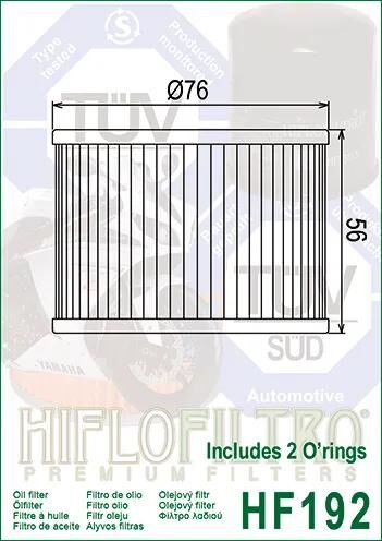 HIFLOFILTRO Ölfilter,Filter