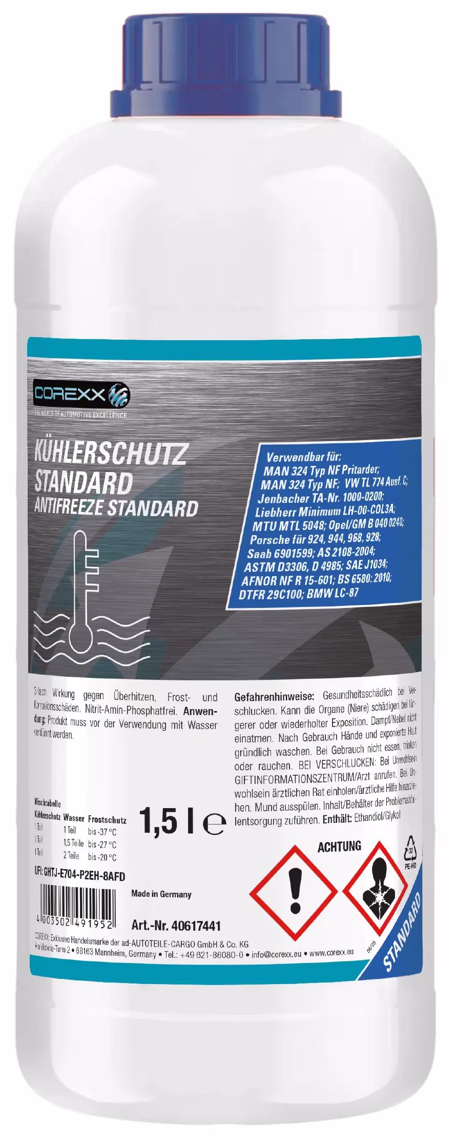 COREXX_Kühlerschutz Kühlerfrostschutz,Frostschutz