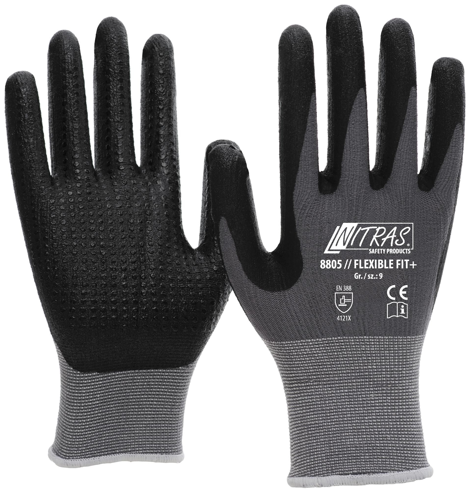 NITRAS Machanic's Glove "Flexible Fit+" Handschuhe,Arbeitsbekleidung,Bekleidung
