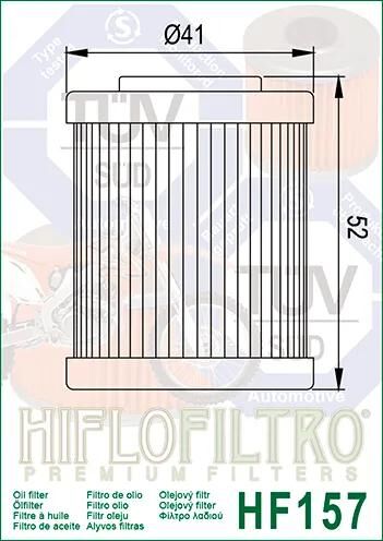 HIFLOFILTRO Ölfilter,Filter