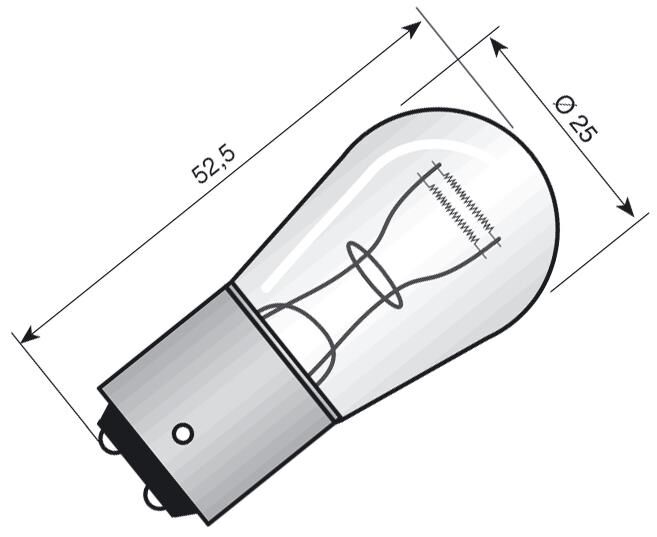 _Brems- und Schlusslichtlampe Birnen,Lampen,Glühlampen