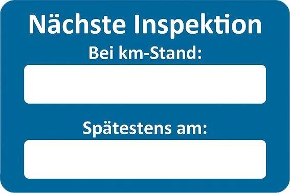 EICHNER_Kundendienstaufkleber Aufkleber,Werkstattorganisation