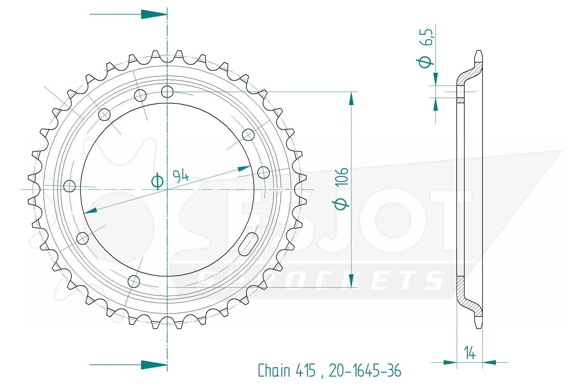 ESJOT_Kettenrad Kettenräder