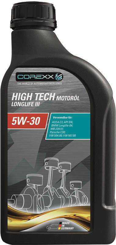 COREXX Engine oil "High Tech Longlife III" Motorenöle,Öle