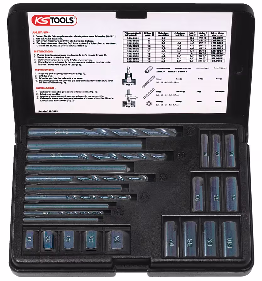 KS TOOLS_Ausdrehsatz Ausdrehwerkzeug