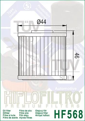HIFLOFILTRO_Ölfilter Ölfilter,Filter