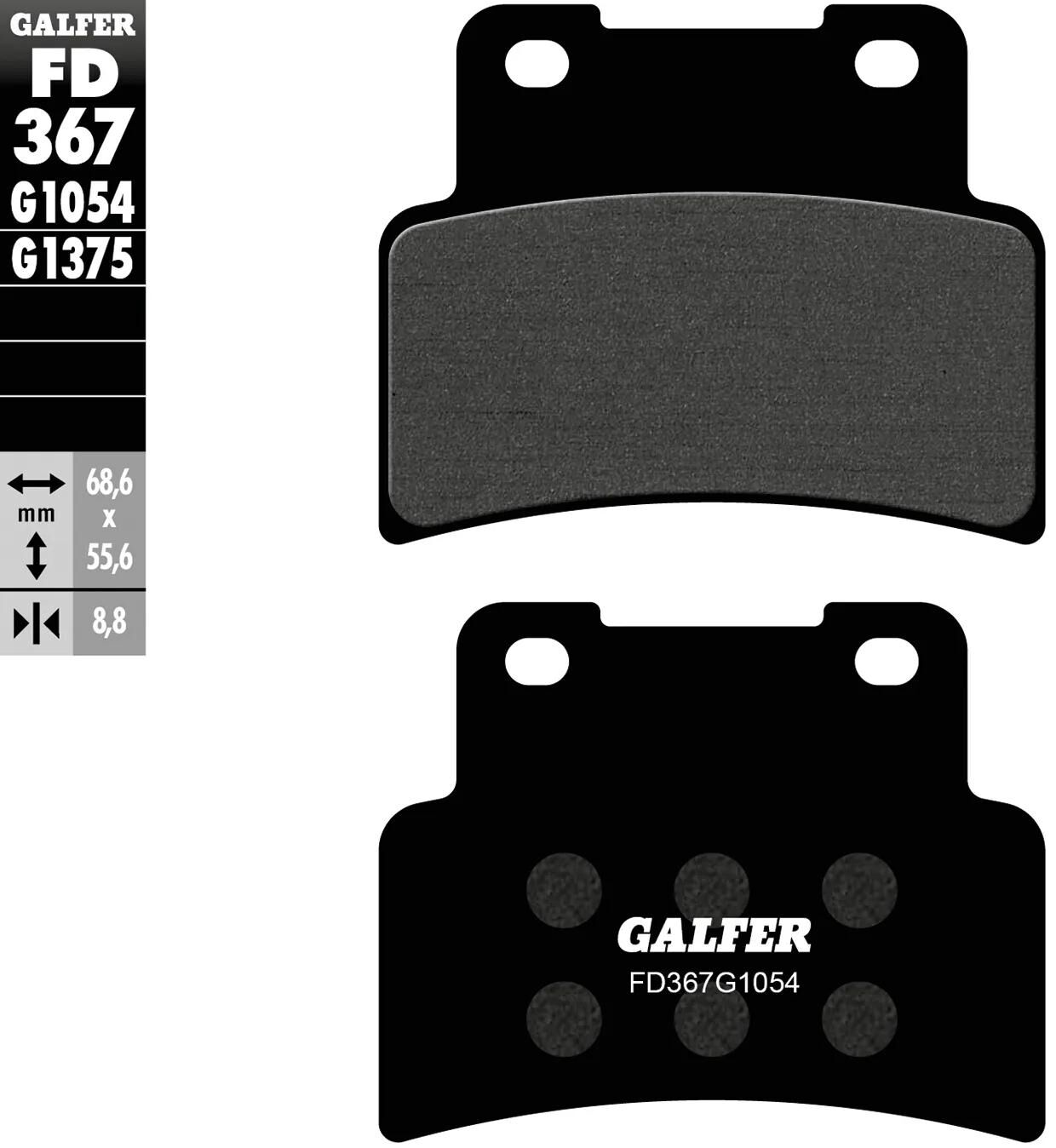 GALFER_Bremsbelag Bremsklötze,Bremsbeläge