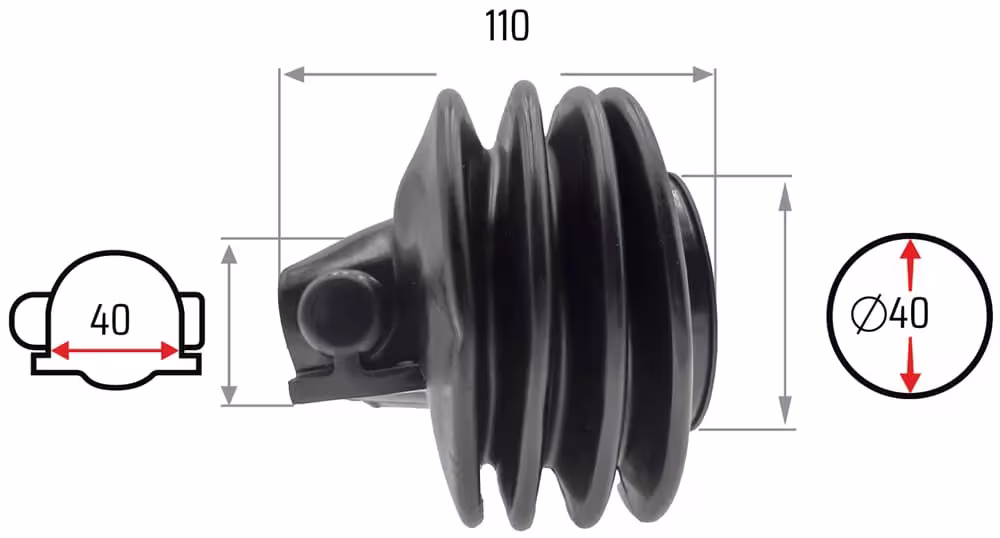 NB PARTS_Faltenbalg Anhängerzubehör