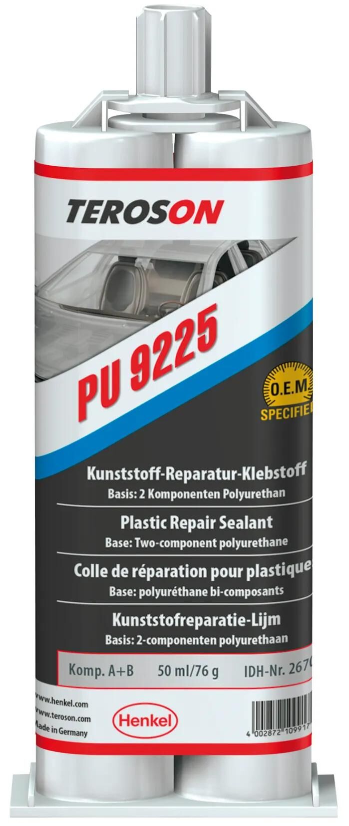 TEROSON_Zweikomponentenklebstoff Kunstoffkleber,Kunstoffreparatur,Kleber
