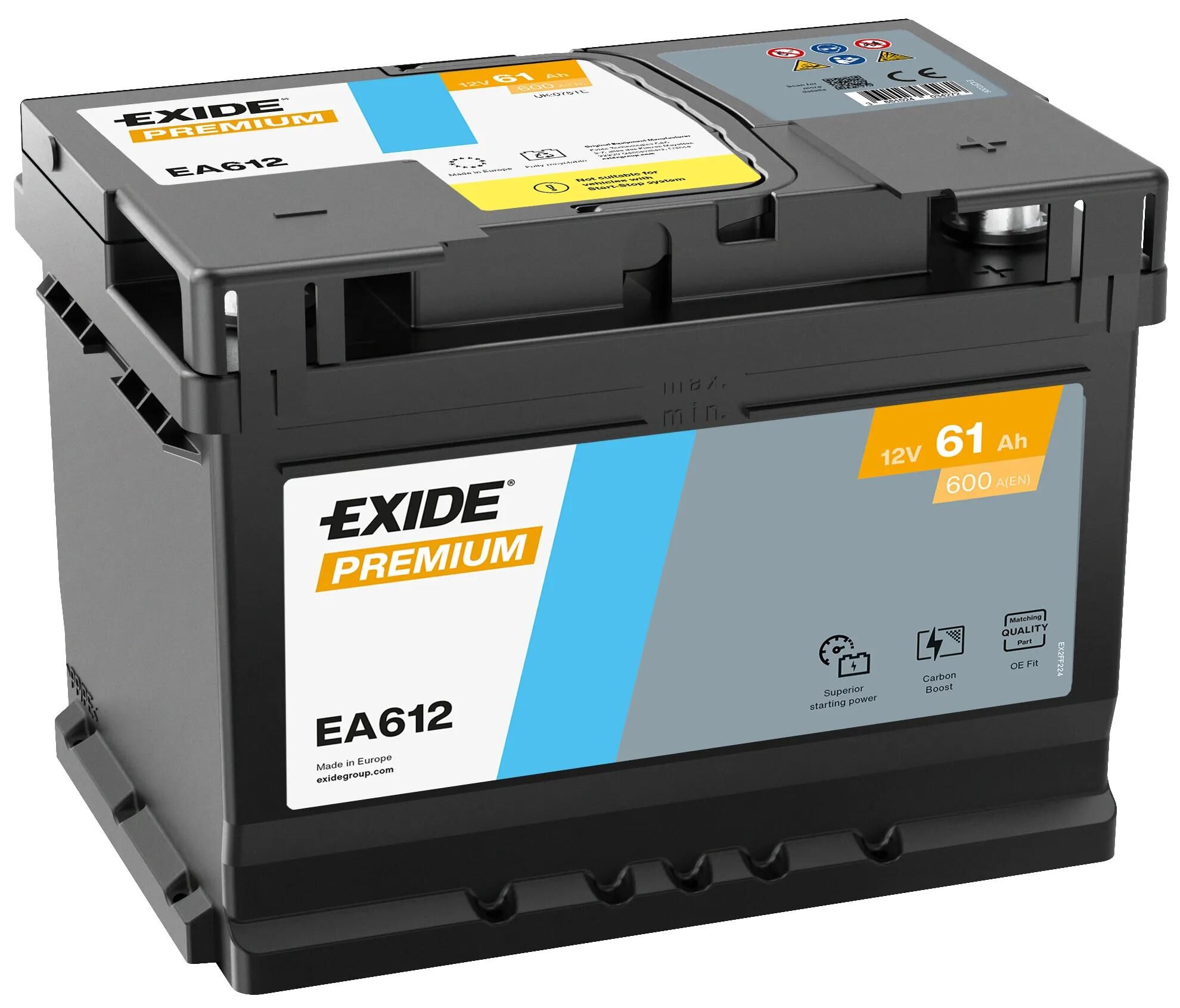 EXIDE_Starterbatterie Starterbatterien,Batterien