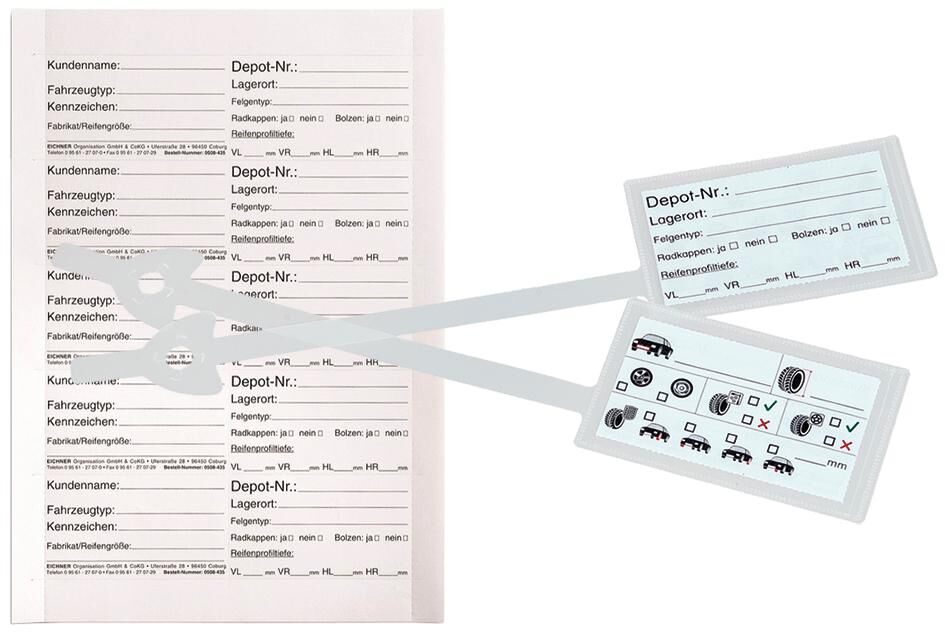 _Rad-/ Reifenanhänger-Set Auszeichnungshilfen