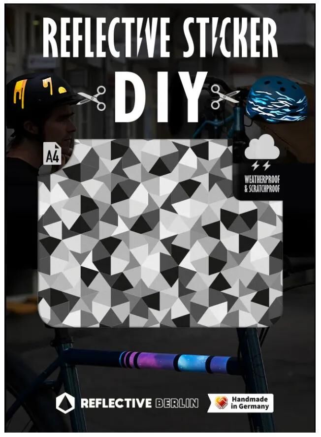REFLECTIVE BERLIN_Reflexaufkleber Aufkleber,Sicherheitszubehör