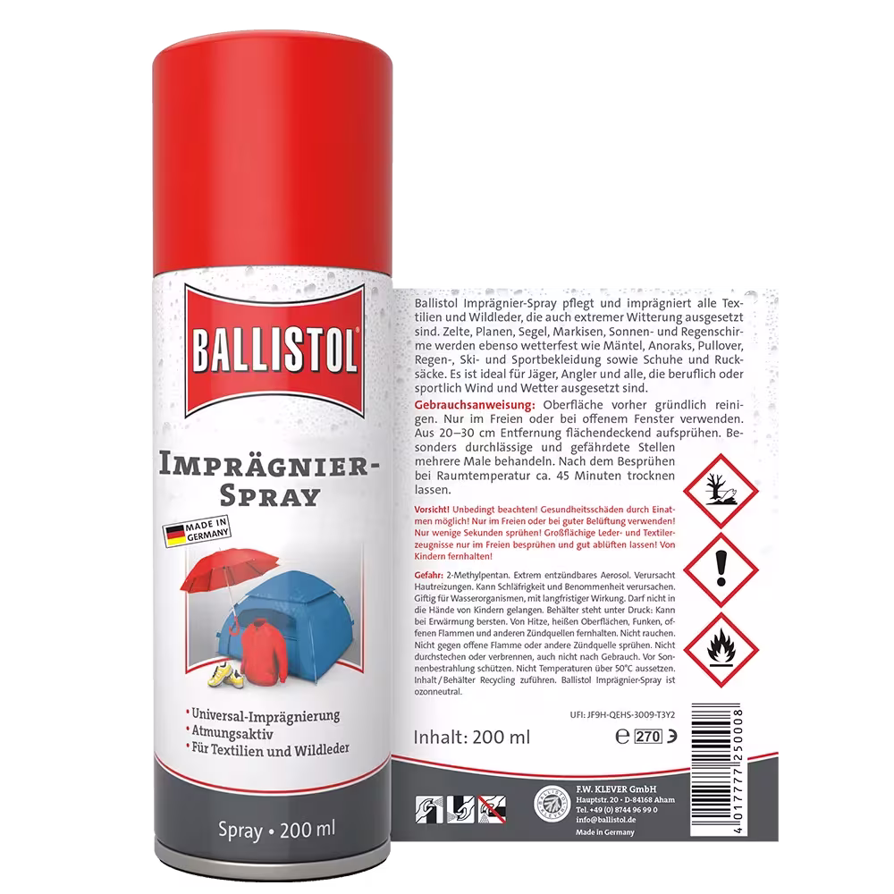 BALLISTOL_Imprägnierspray Imprägniersprays,Pflegemittel,Reinigungsmittel
