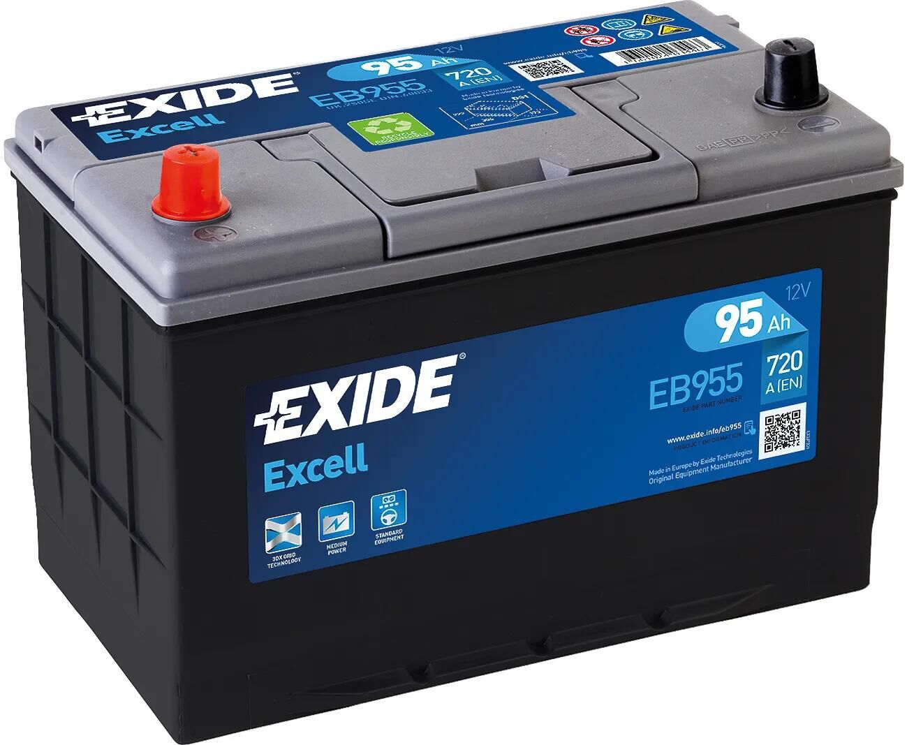 EXIDE_Starterbatterie Starterbatterien,Batterien