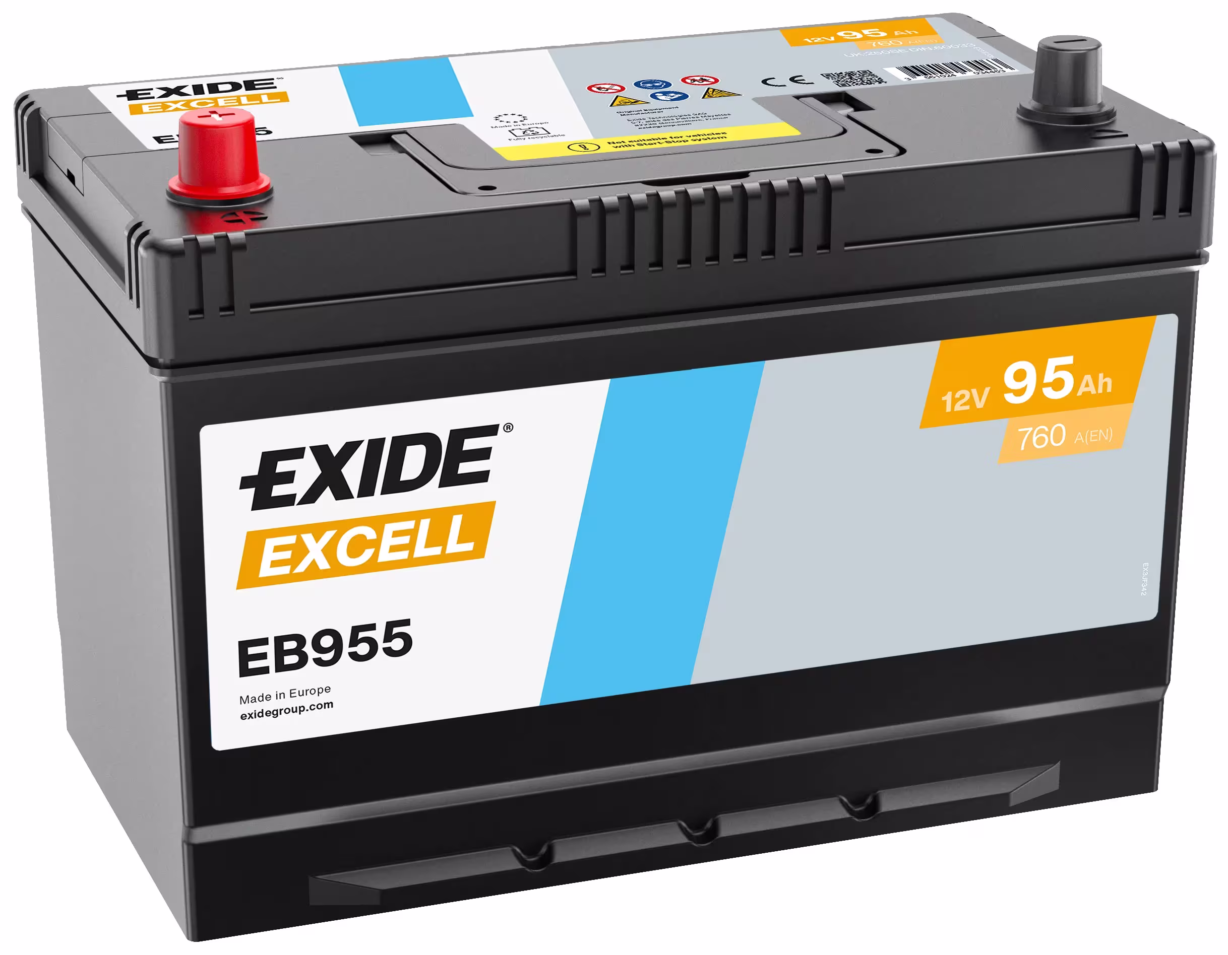 EXIDE_Starterbatterie Starterbatterien,Batterien