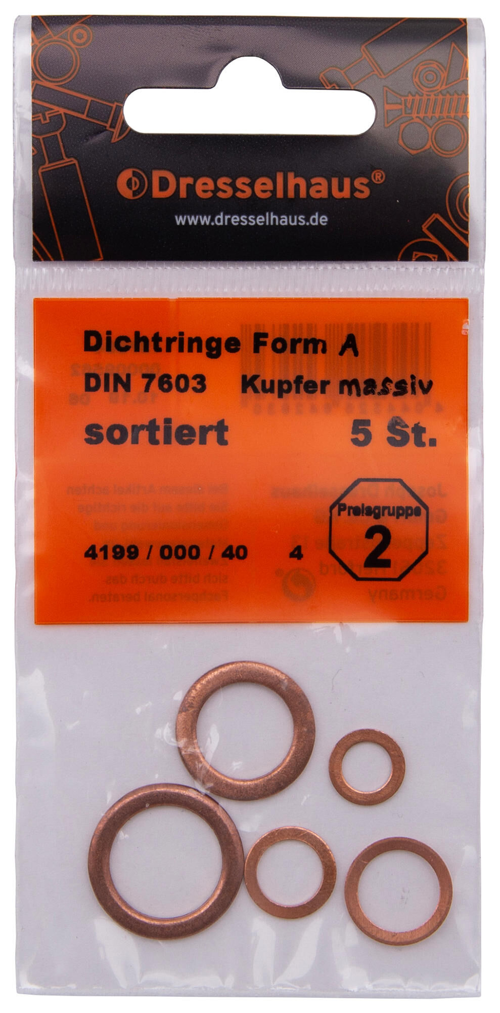 _Dichtring Kupferringe