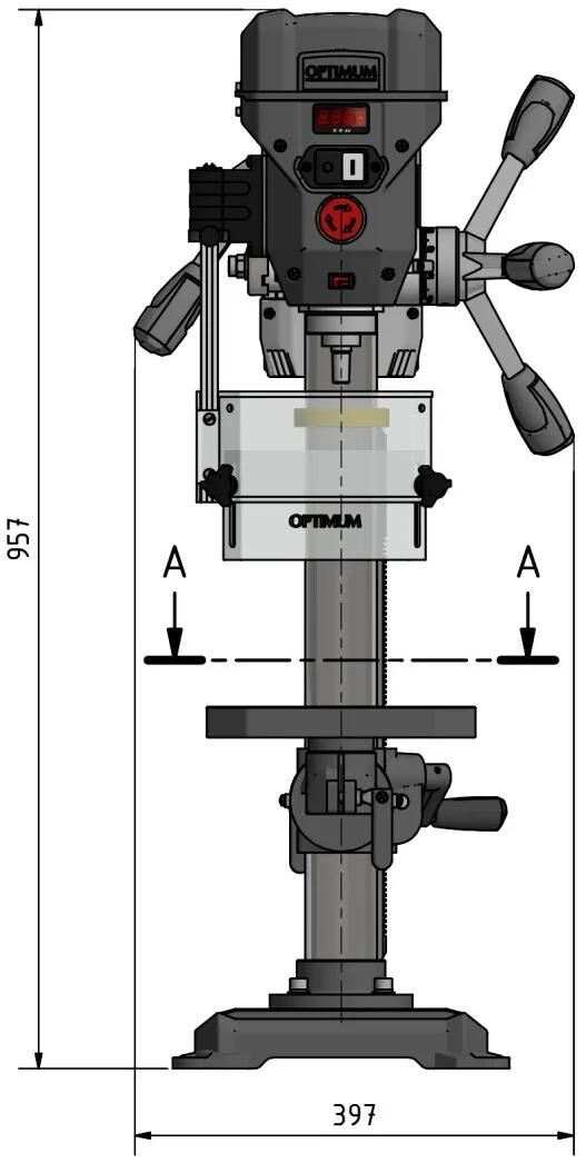OPTIMUM_Tischbohrmaschine Tischbohrmaschinen,Bohrmaschinen