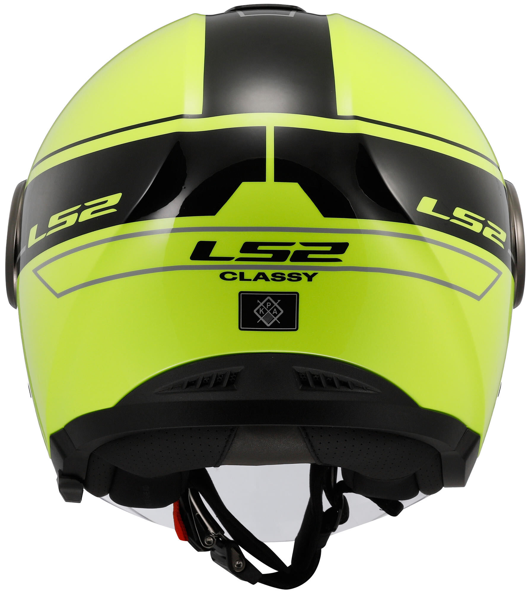 LS2 "of620 classy classic" jethelm helmet of620 classy clas. m black/yellow afbeelding