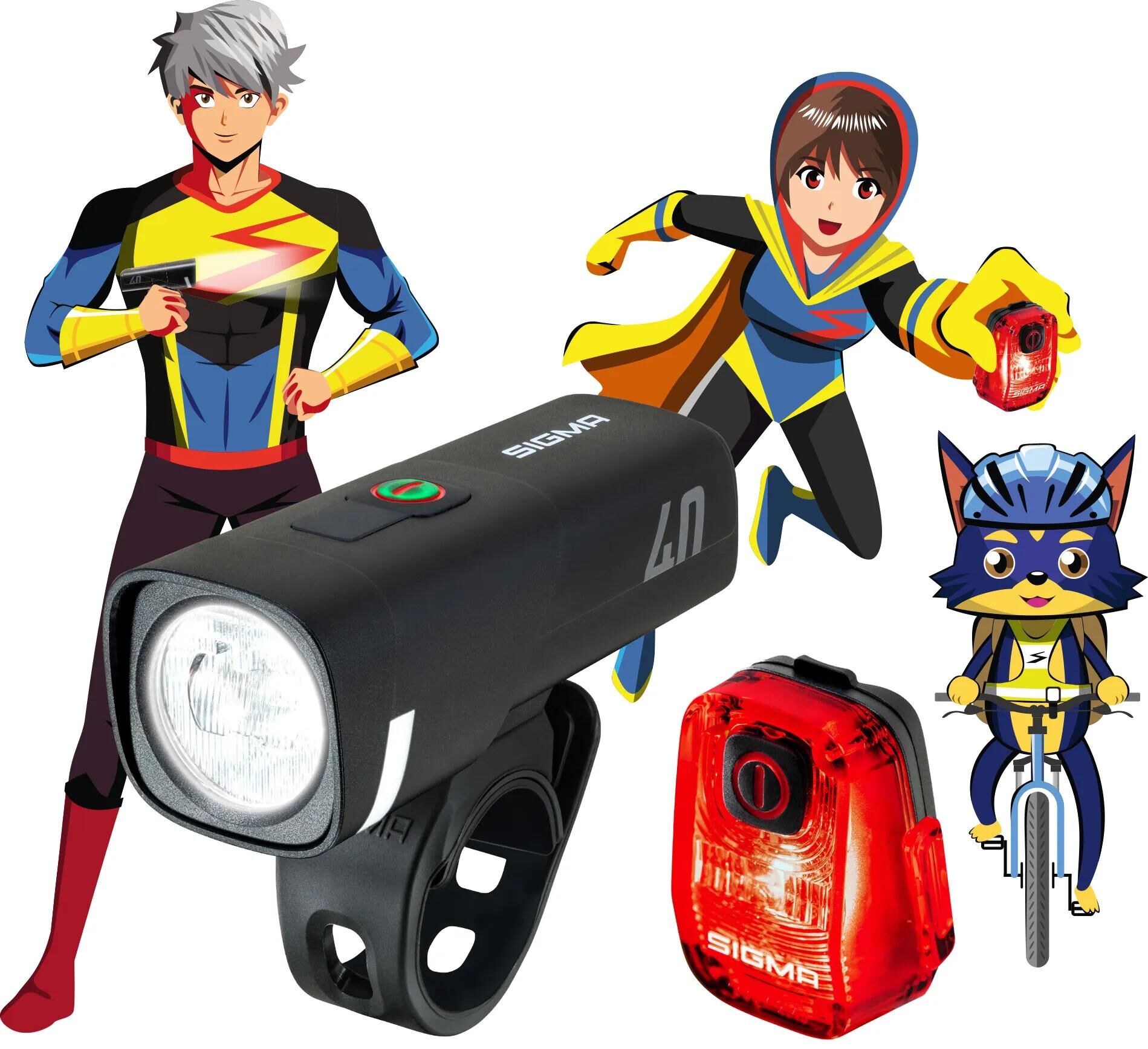 SIGMA SPORT_Leuchten-Set Batterieleuchtensets