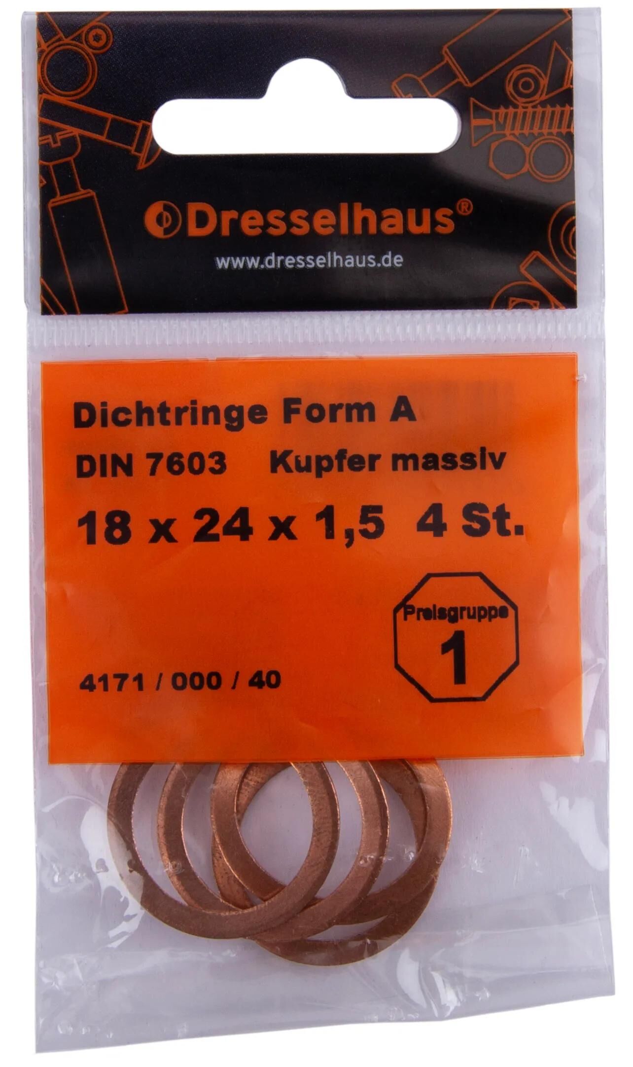 Dresselhaus_Dichtring Kupferringe
