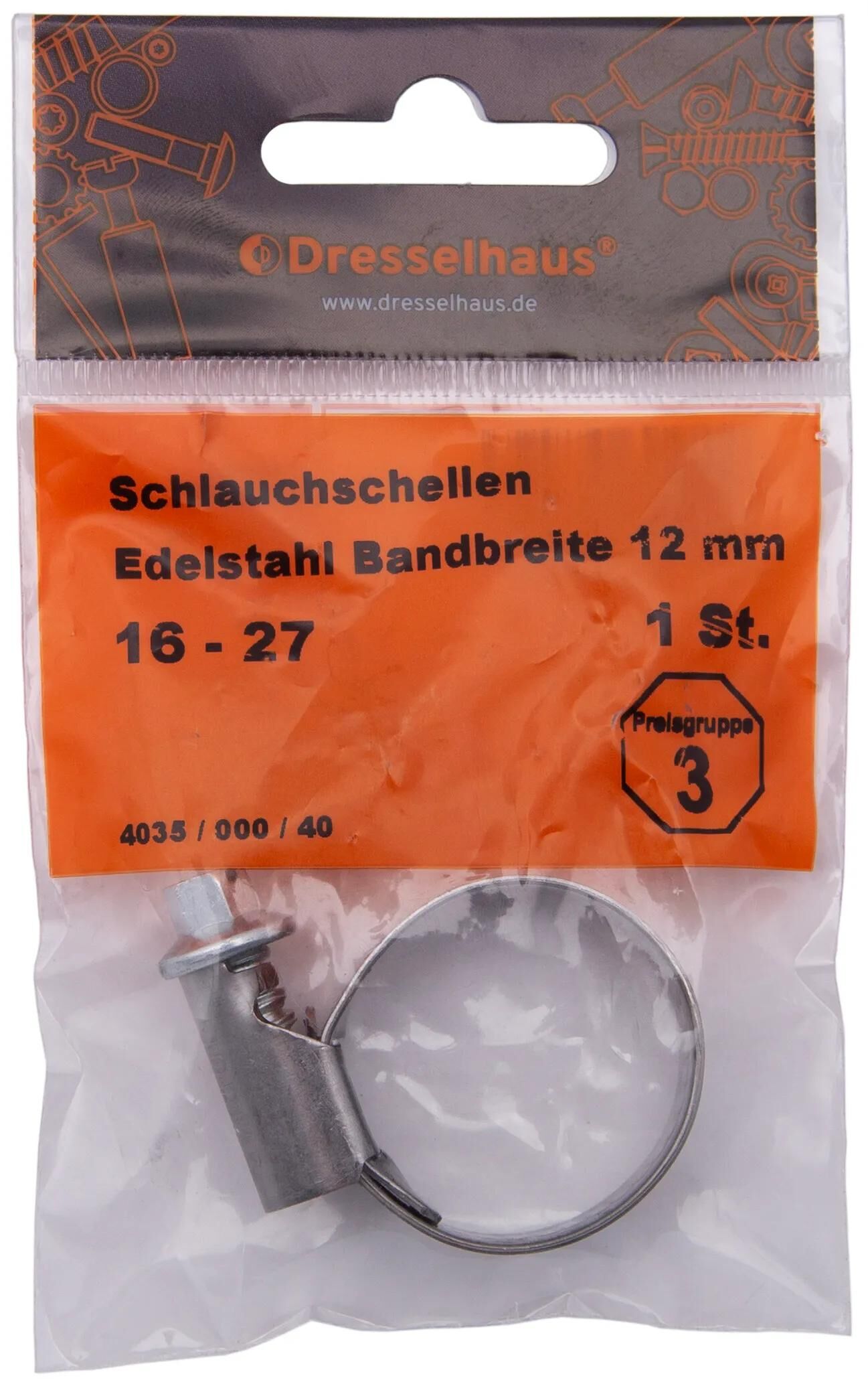 Dresselhaus Schlauchschellen