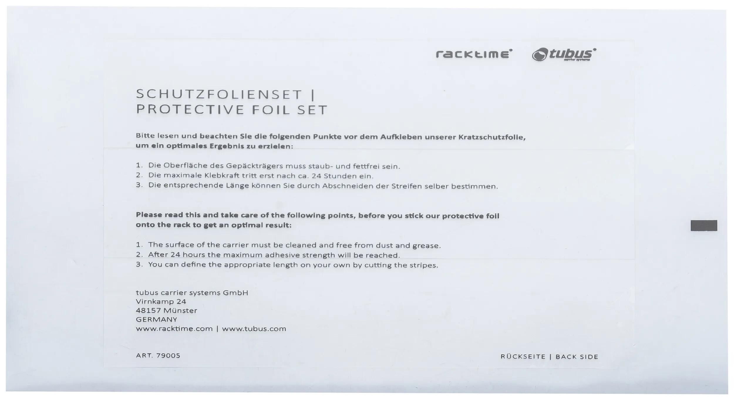 _Schutzfolie Gepäckträger - Ersatz / Zubehör