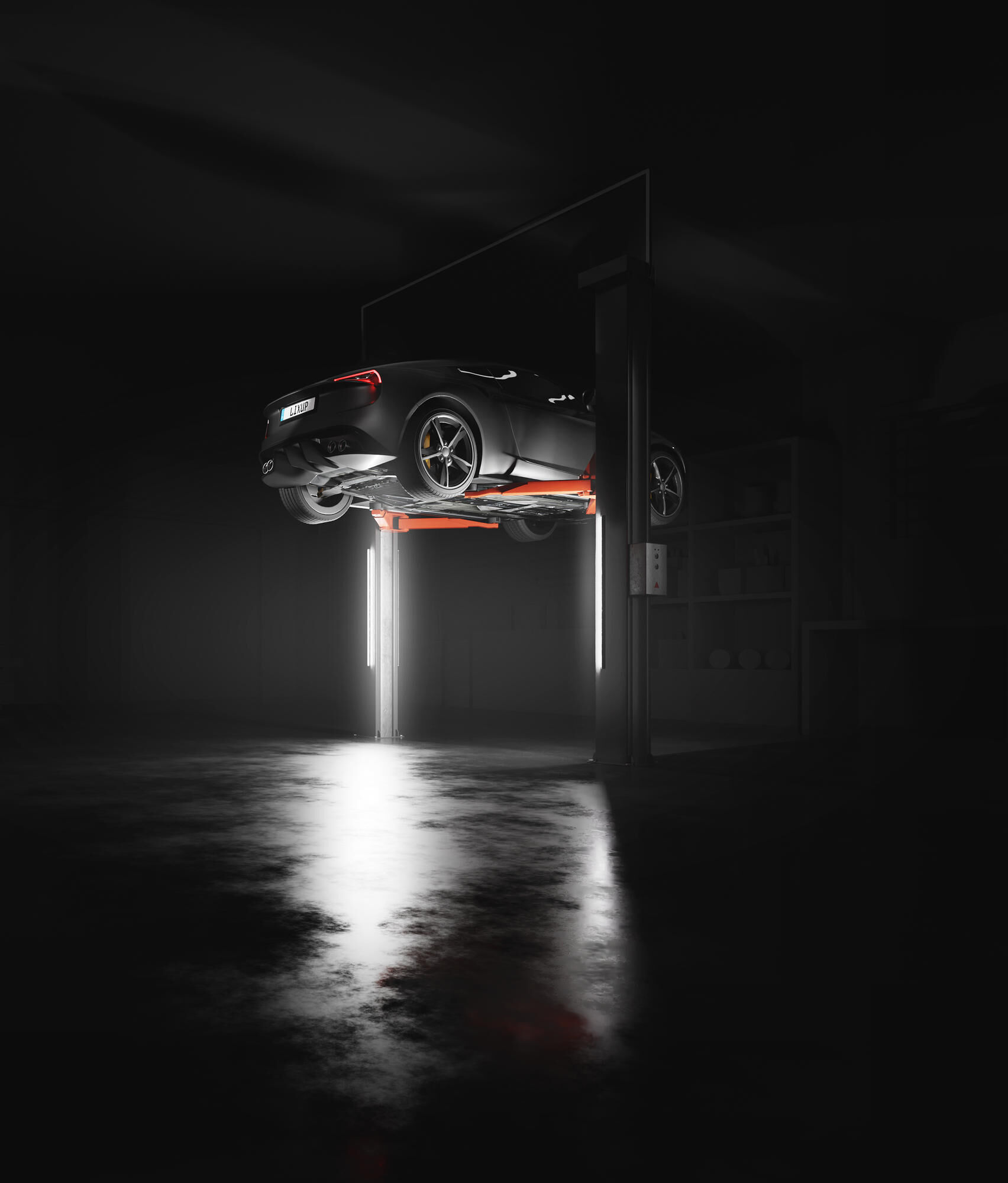 _Beleuchtungseinheit Hebebühnen