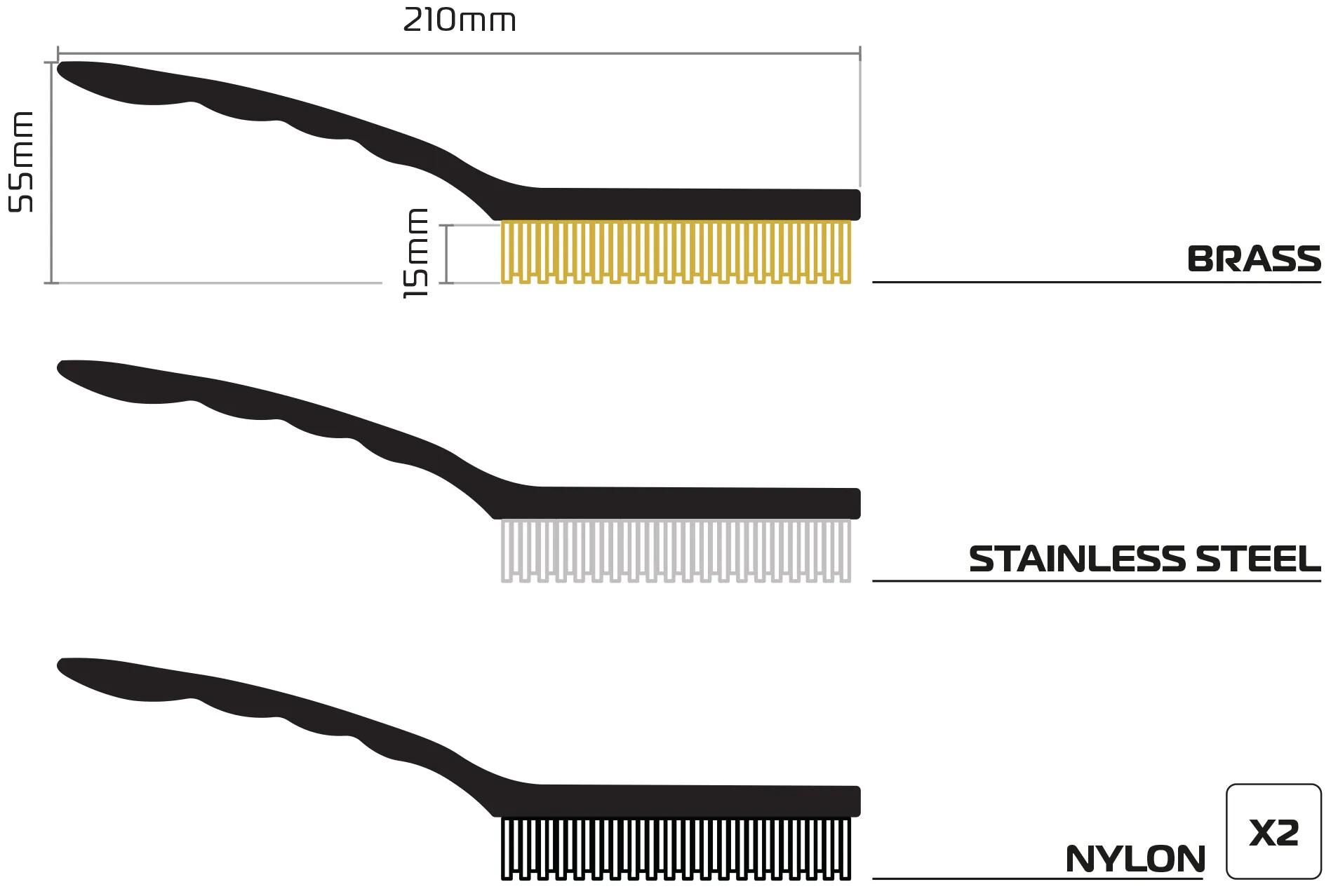 OXFORD_Bürsten-Set Pflegemittel,Reinigungsmittel,Bürsten,Reinigungsbürsten,Reinigungsmittel