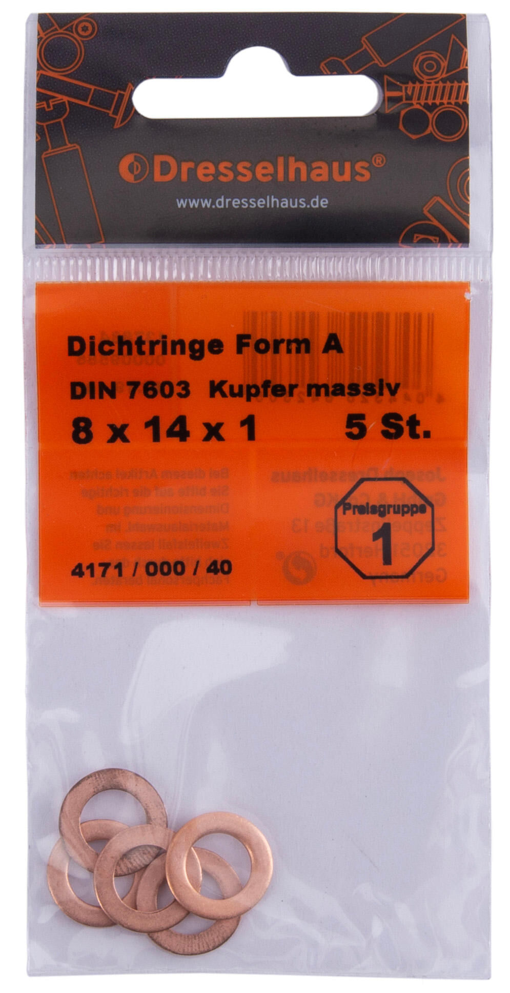_Dichtring Kupferringe