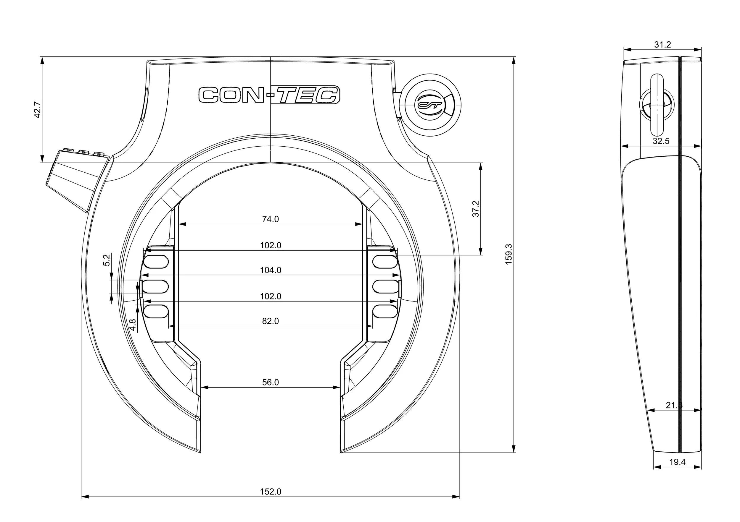 CONTEC_Rahmenschloss Rahmenschlösser,Schlösser