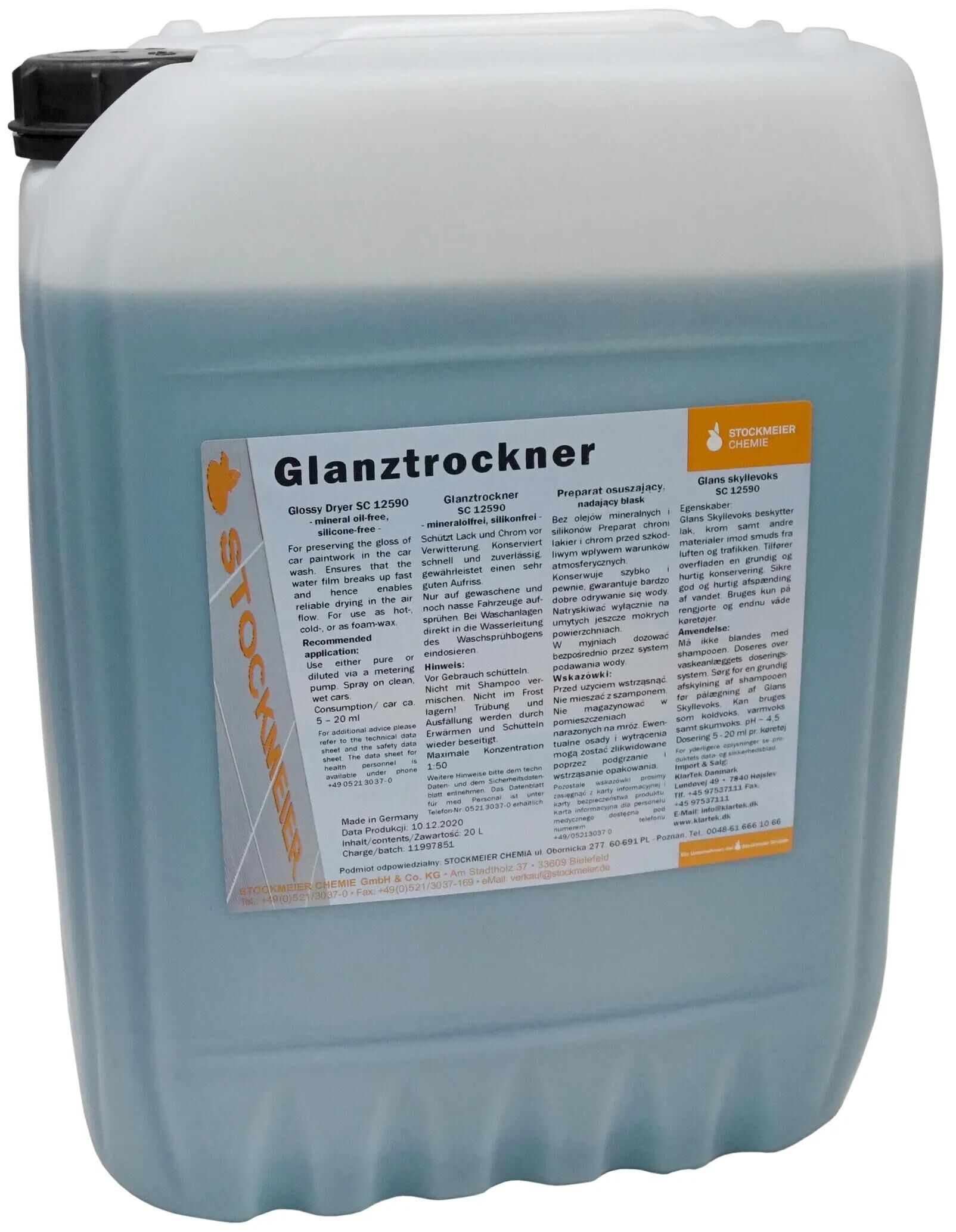 STOCKMEIER Chemie_Reinigungszusatz Pflegemittel