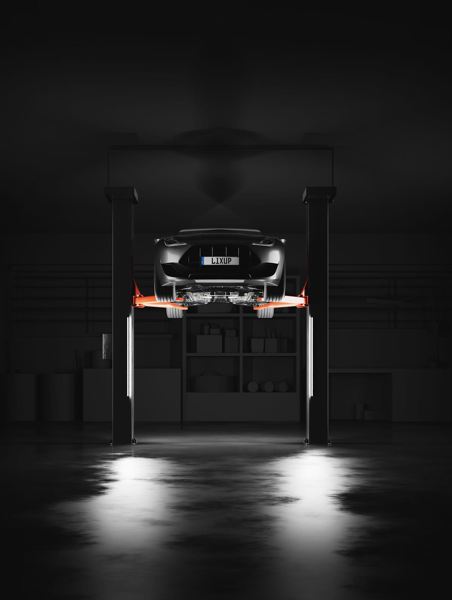 _Beleuchtungseinheit Hebebühnen