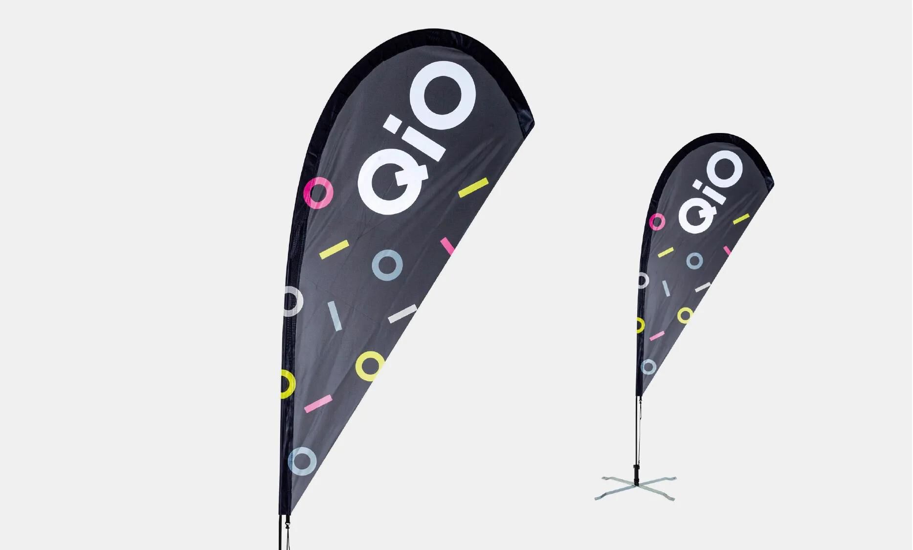 QiO_Beachflag Werbemittel