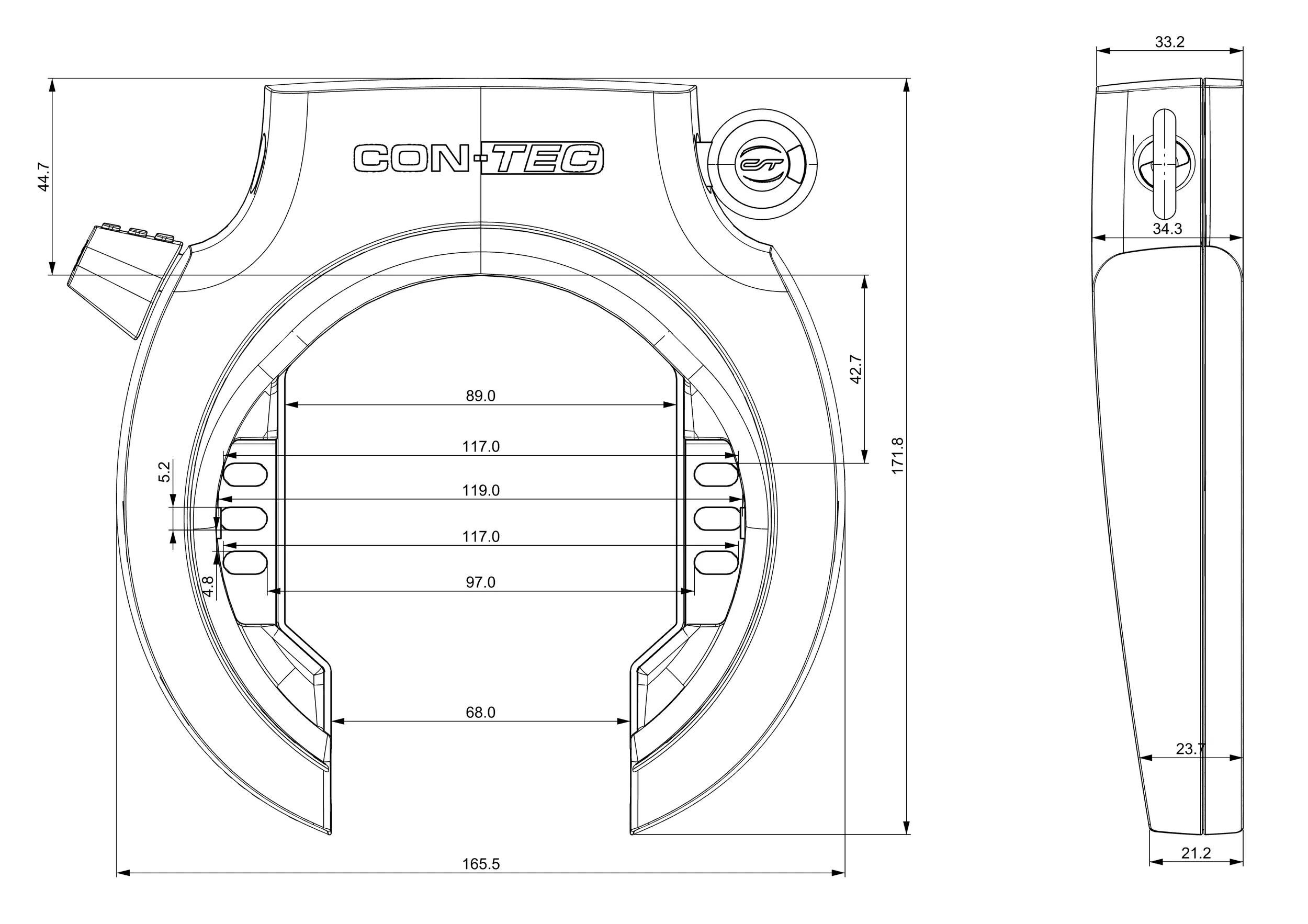 CONTEC_Rahmenschloss Rahmenschlösser,Schlösser