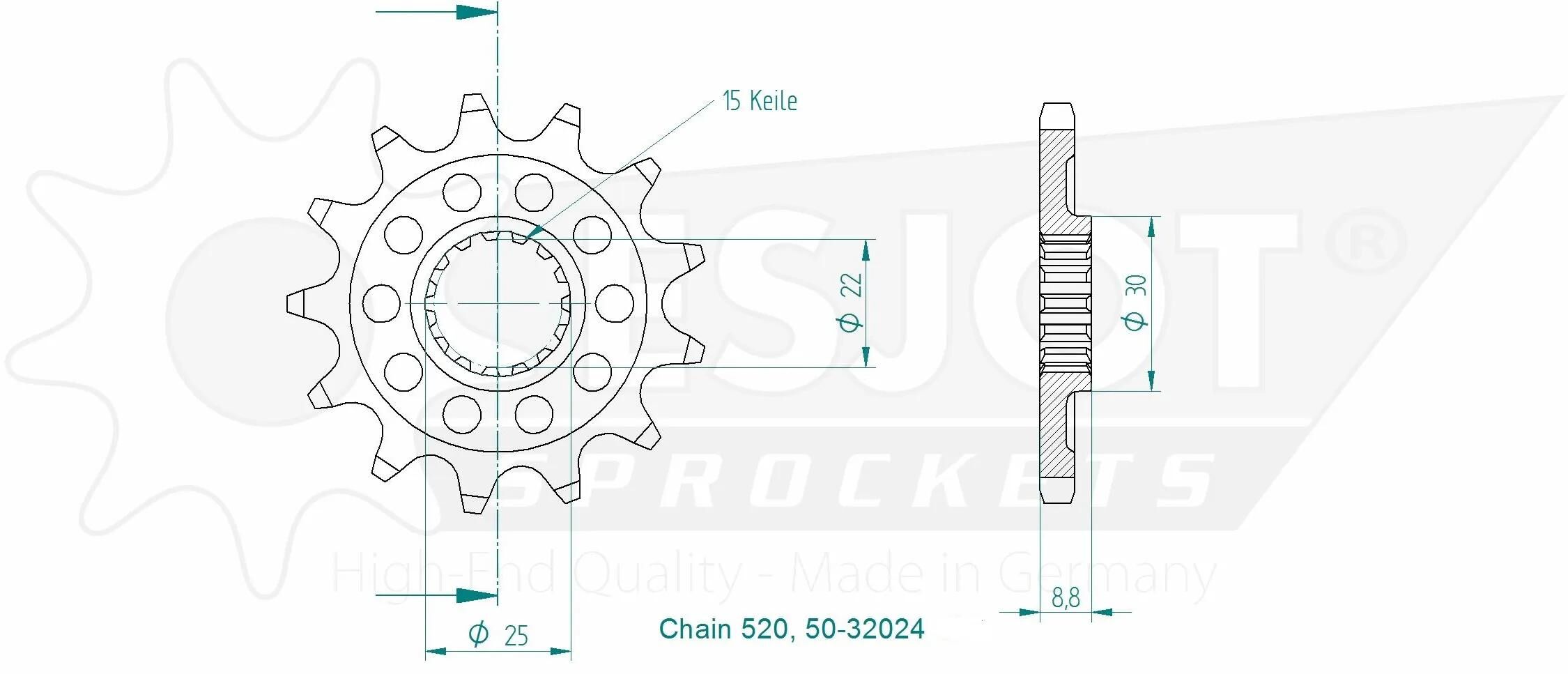 ESJOT_Antriebsritzel Antriebsritzel,Ritzel