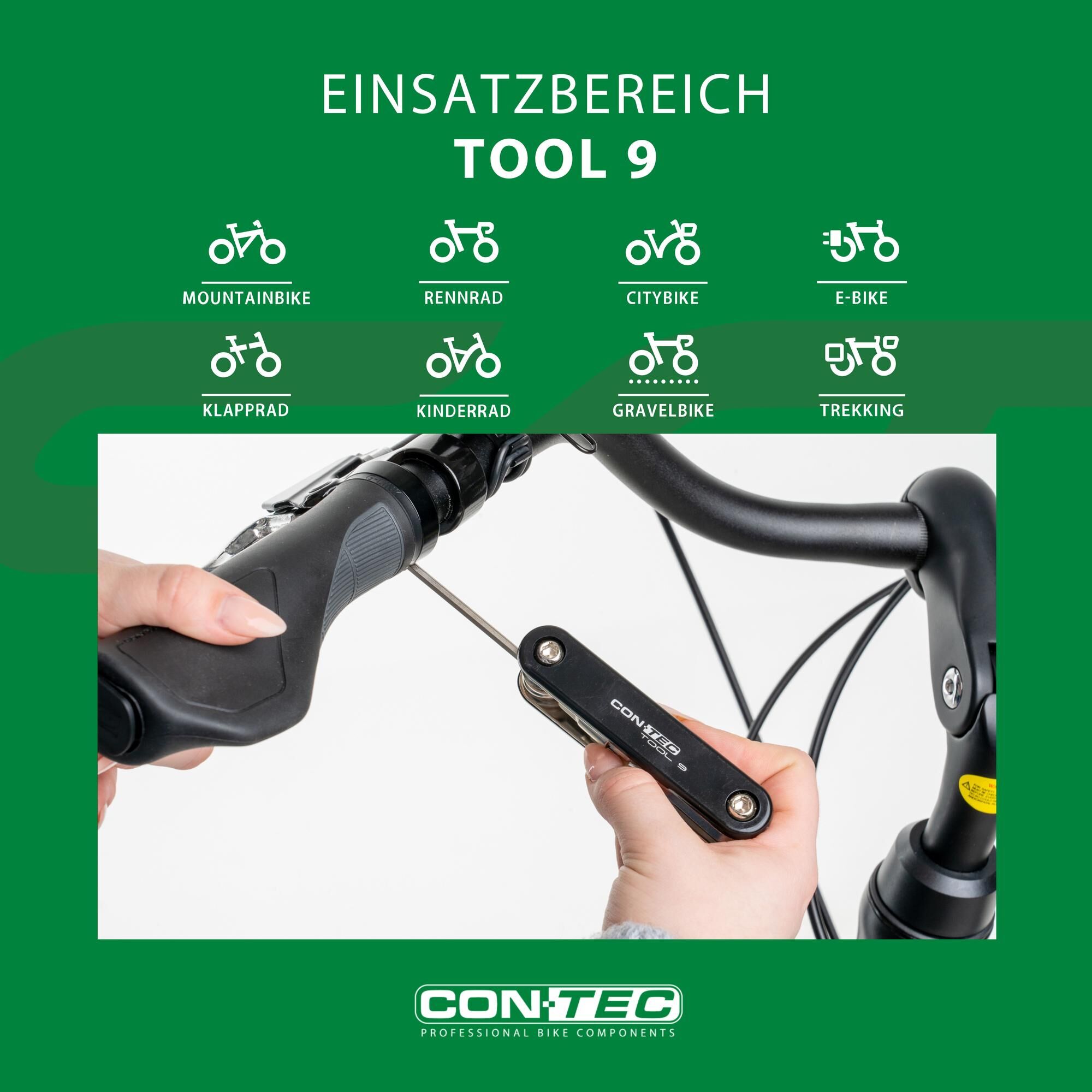 CONTEC Multifunktionswerkzeug "Tool 9" CONTEC Multifunktionswerkzeug "Tool 9"