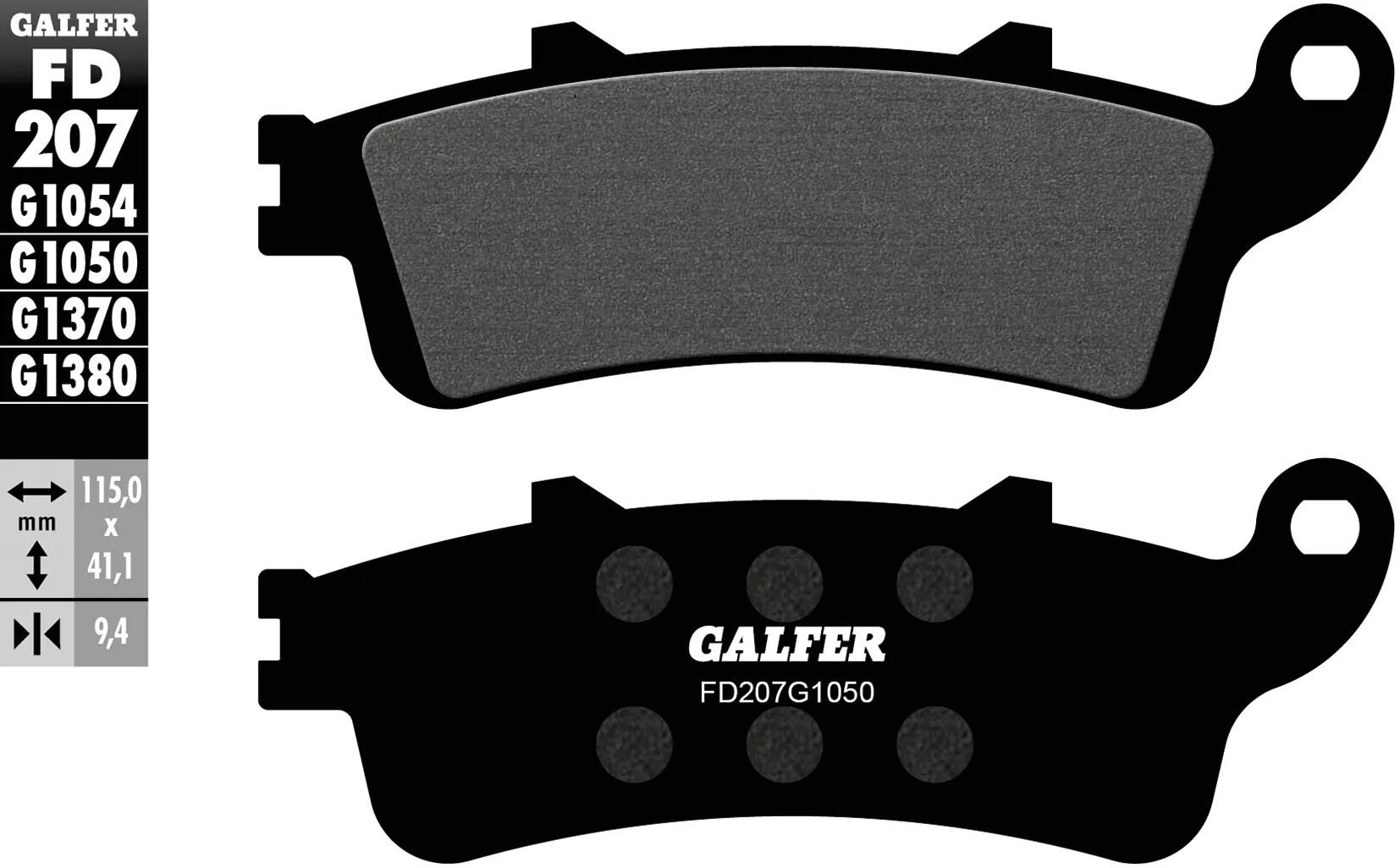 GALFER_Bremsbelag Bremsklötze,Bremsbeläge