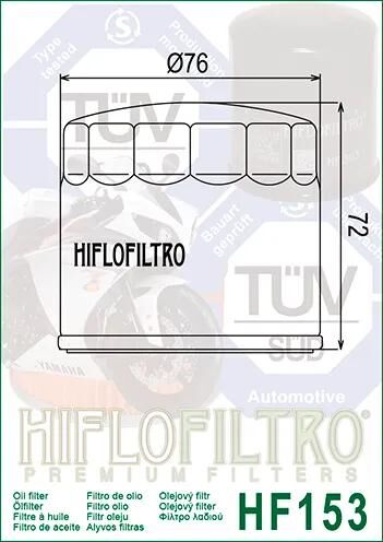 HIFLOFILTRO Ölfilter,Filter