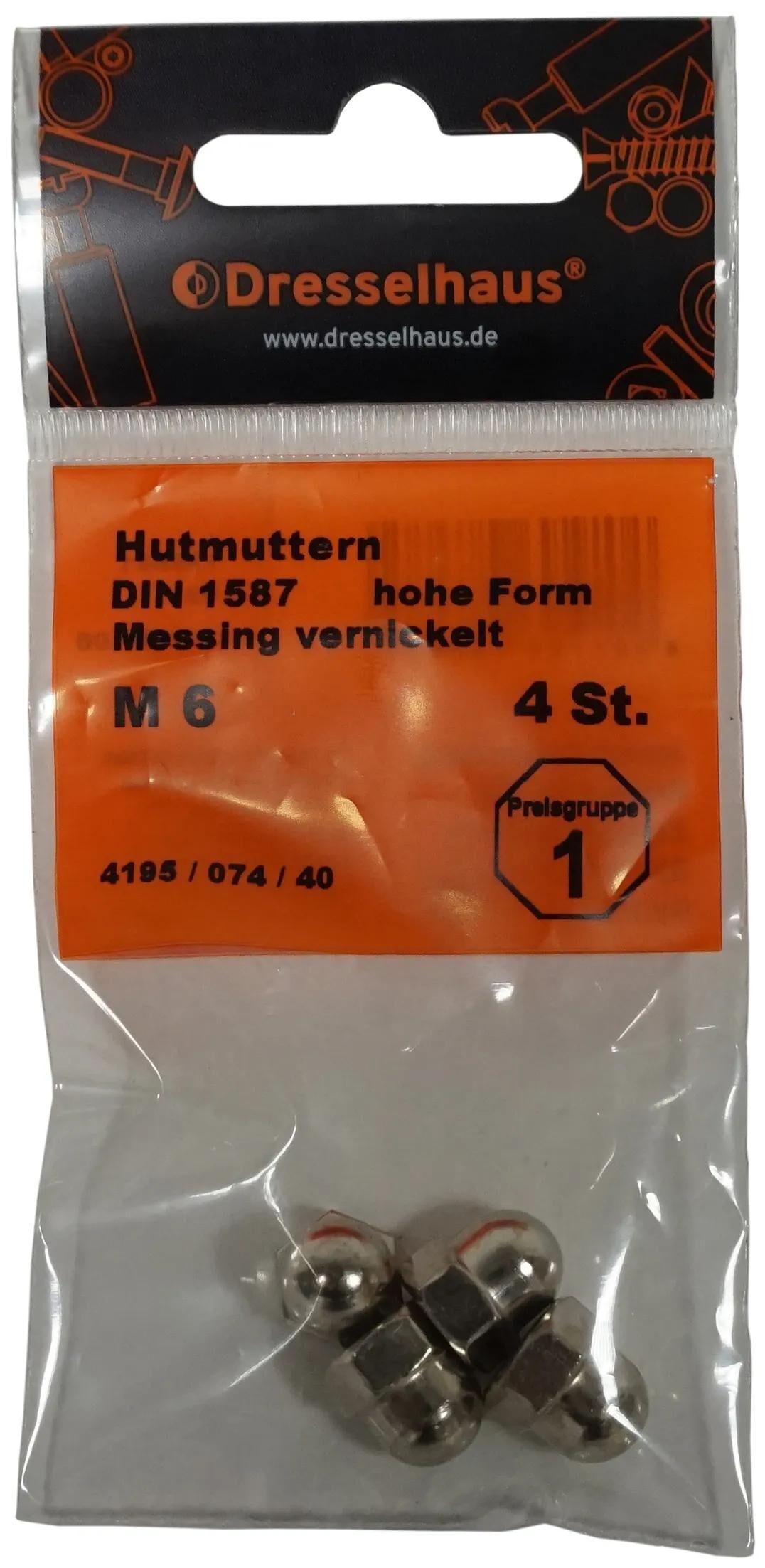 Hutmuttern,Muttern