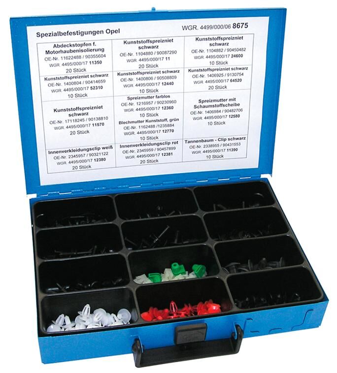 _Spezialbefestigungssortiment Befestigungsteile