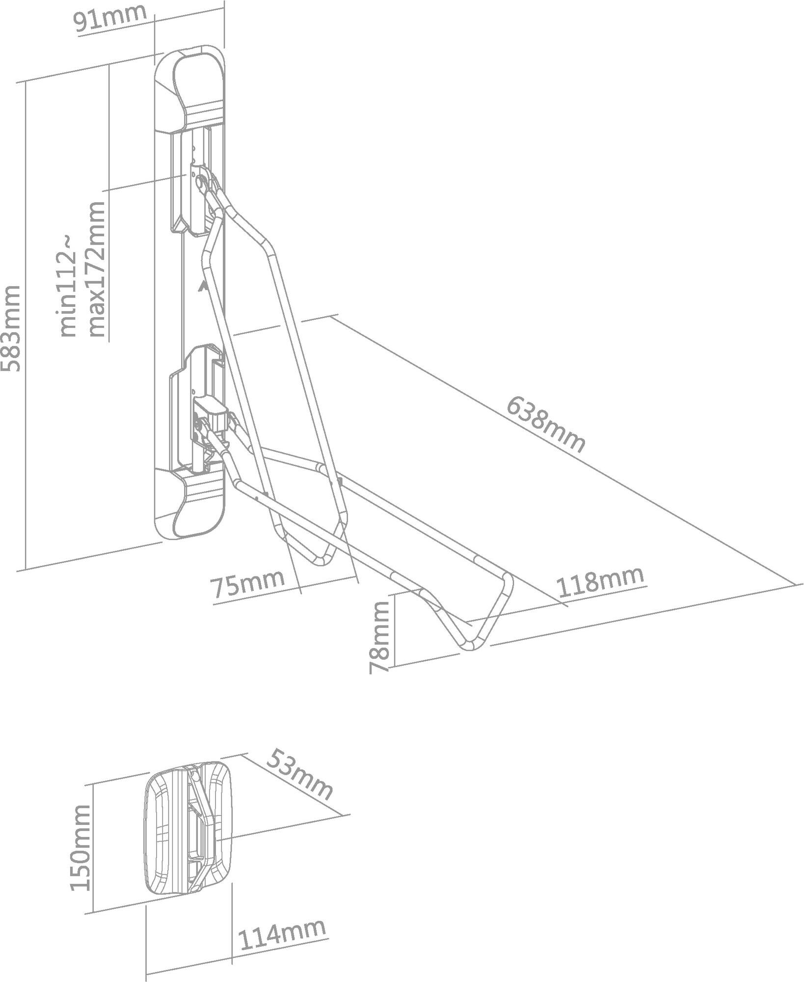 _Wandpräsenter Fahrrad-Wandhalter,Fahrradhalter