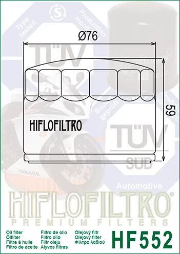 HIFLOFILTRO_Ölfilter Ölfilter,Filter