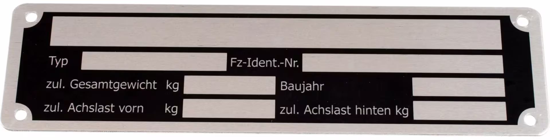 Frielitz_Typenschild Anhängerteile,Typenschilder