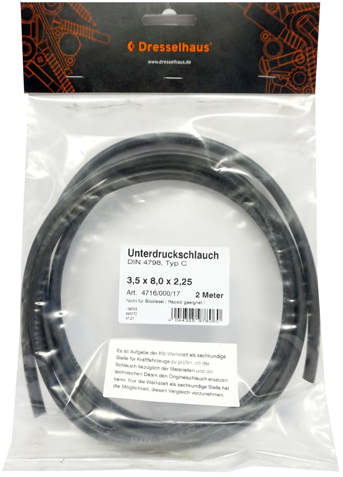 _Unterdruckschlauch Unterdruckschläuche